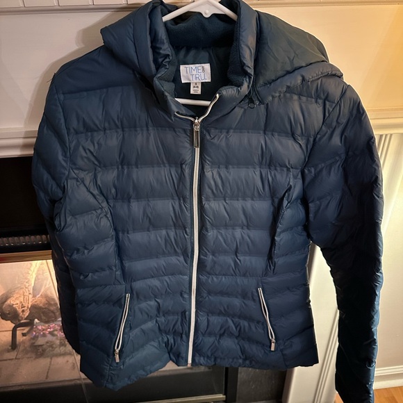 Time and Tru Jackets & Blazers - Time and Tru teal Quilted Jacket